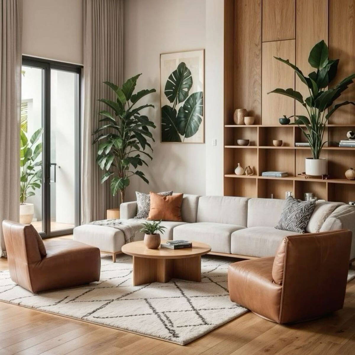 正方形リビングを上手にレイアウトする