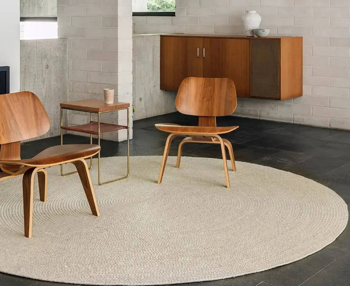 オリエンタルデザイン　円形ラグ 赤 オリエンタルデザイン 円形ラグ 赤