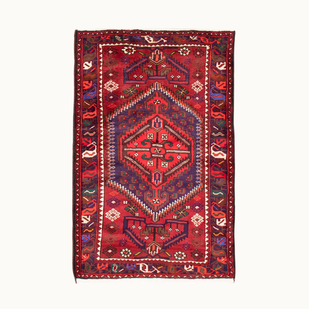 135×135 ヴィンテージトルコラグ ヴィンテージラグ 135×185cm #0004