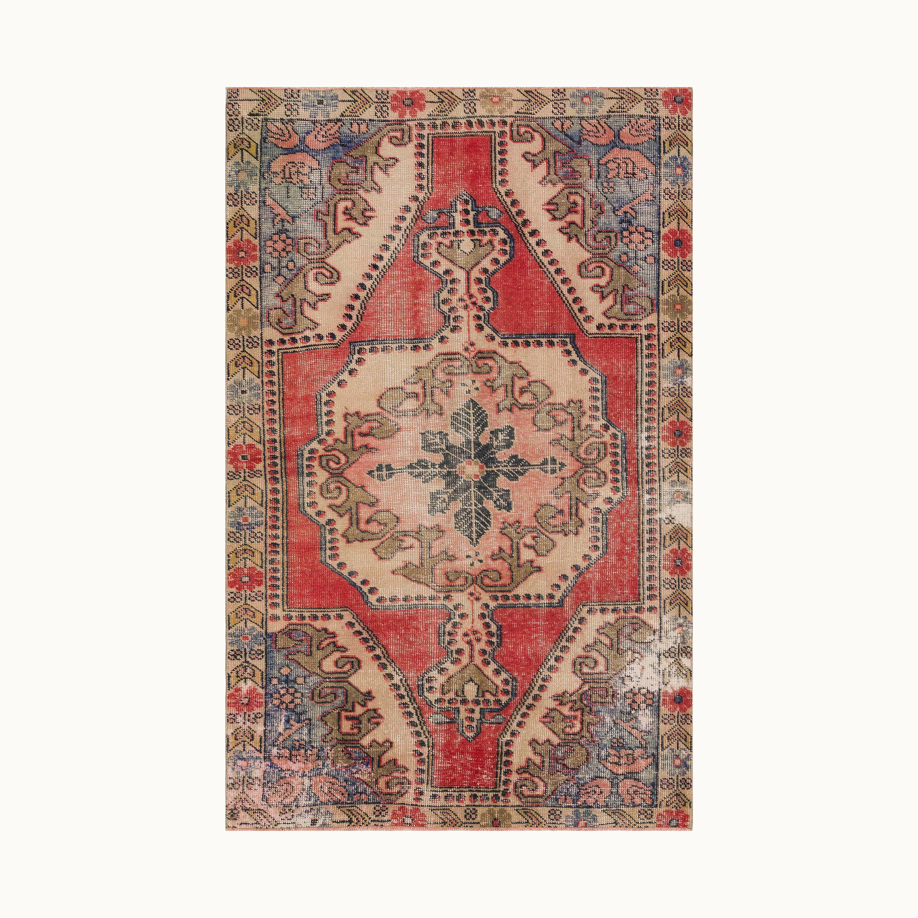 ヴィンテージラグ 128 × 202cm #2838 – RUGHAUS