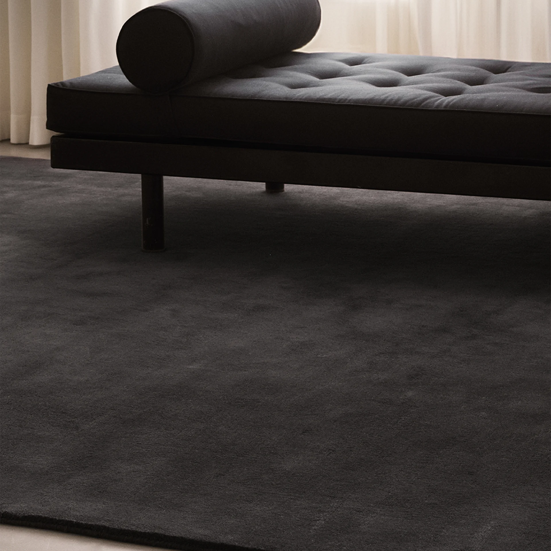 ラグ マット ラグマット RUGHAUS 白 – Noe 130×185cm 洗濯可 絨毯 