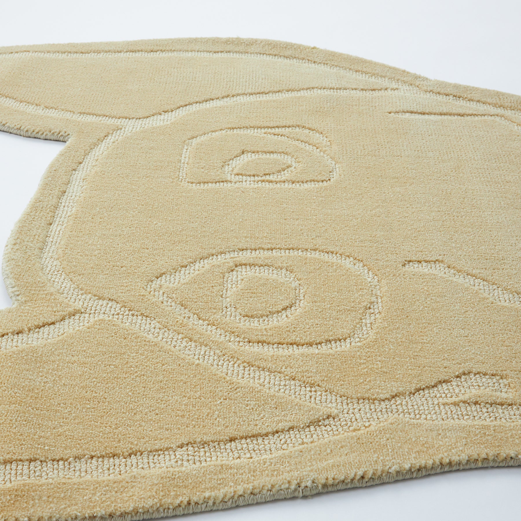 ウジ　アーティストメイド　ラグ Bubu ラグ - Ivory - – RUGHAUS