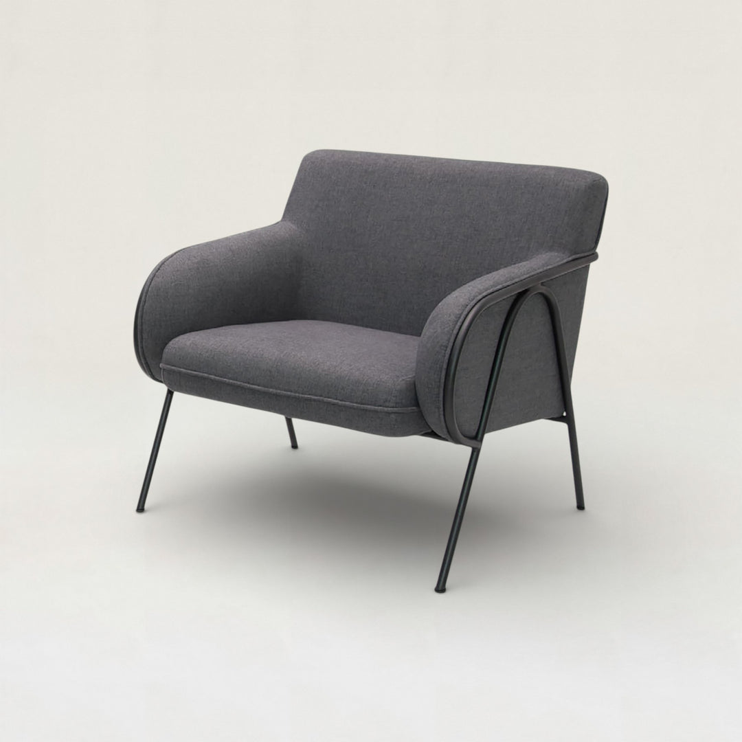 Steel Fabric Lounge Chair