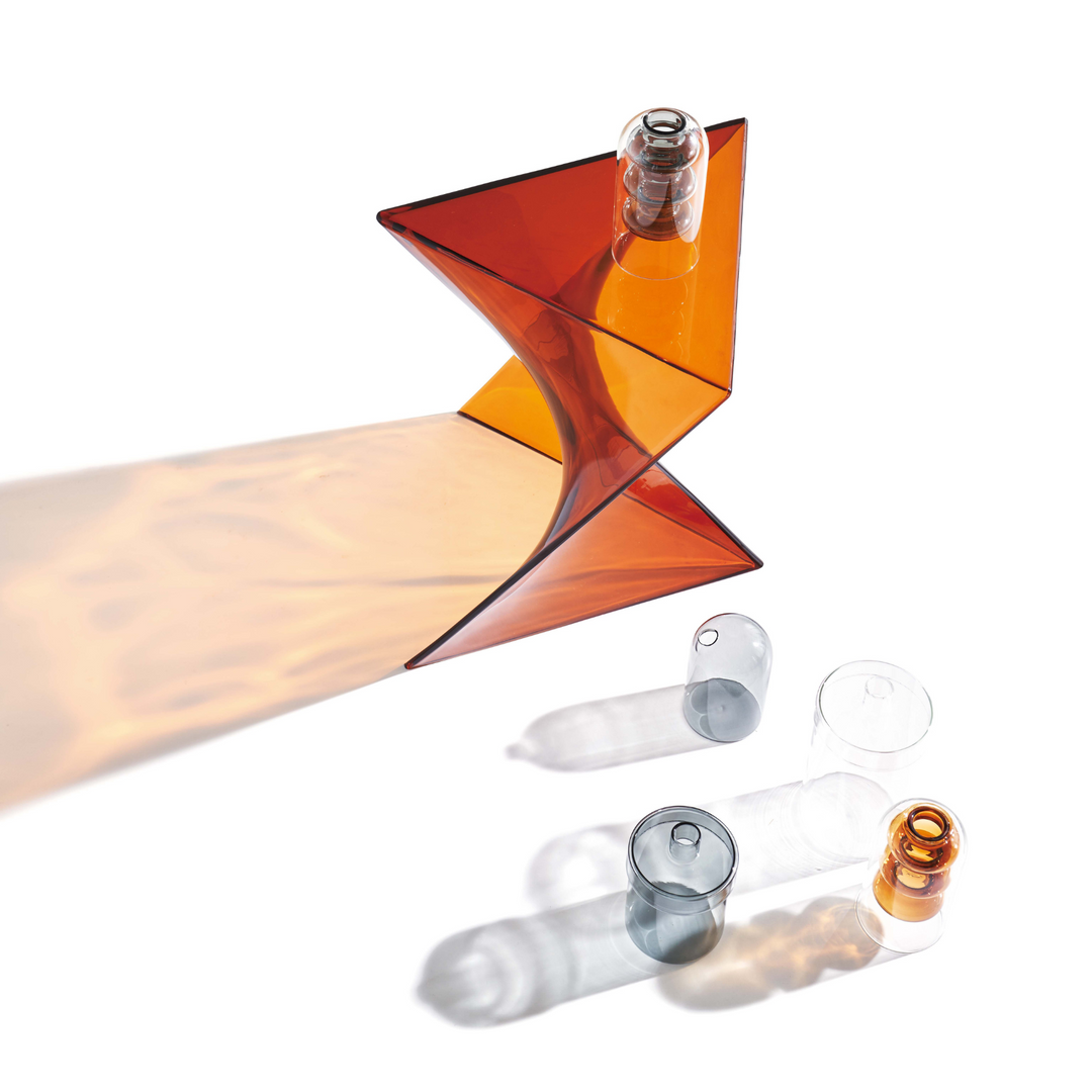 Clear Prism Side Table