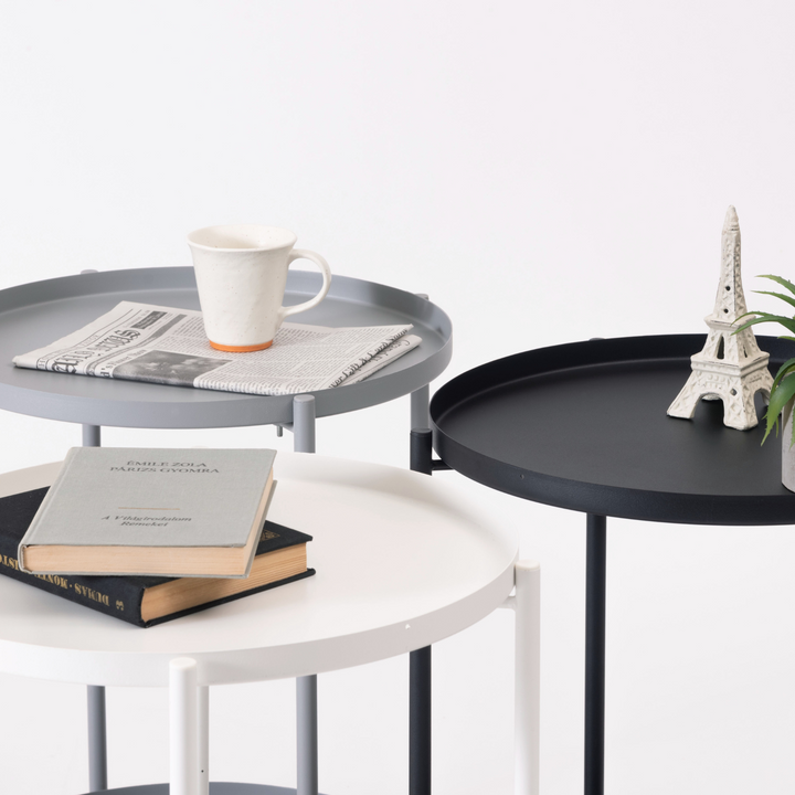 Dual-Tray Side Table