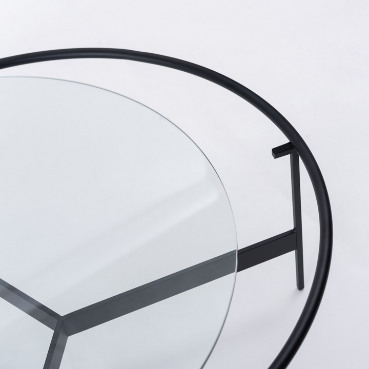 Eclipse Round Glass Coffee Table