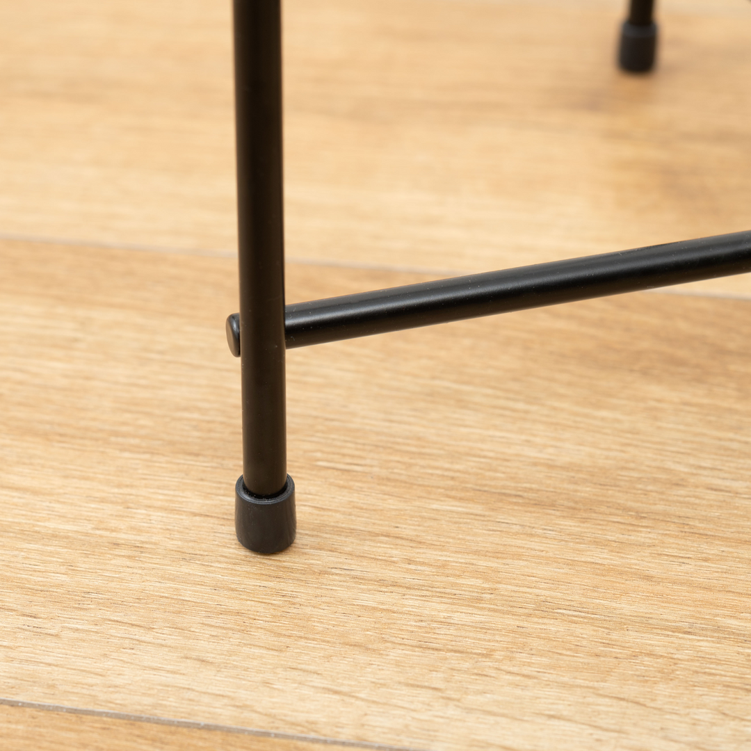 Black Marble Side Table