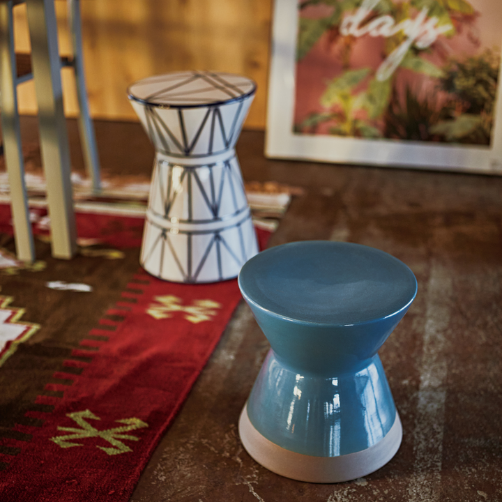 Mini Ceramic Side Stool