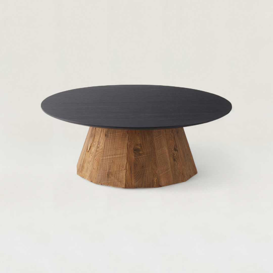 Two-Tone Oak Side Table