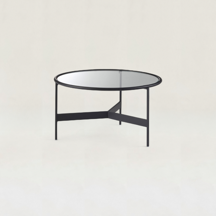 Eclipse Round Glass Coffee Table