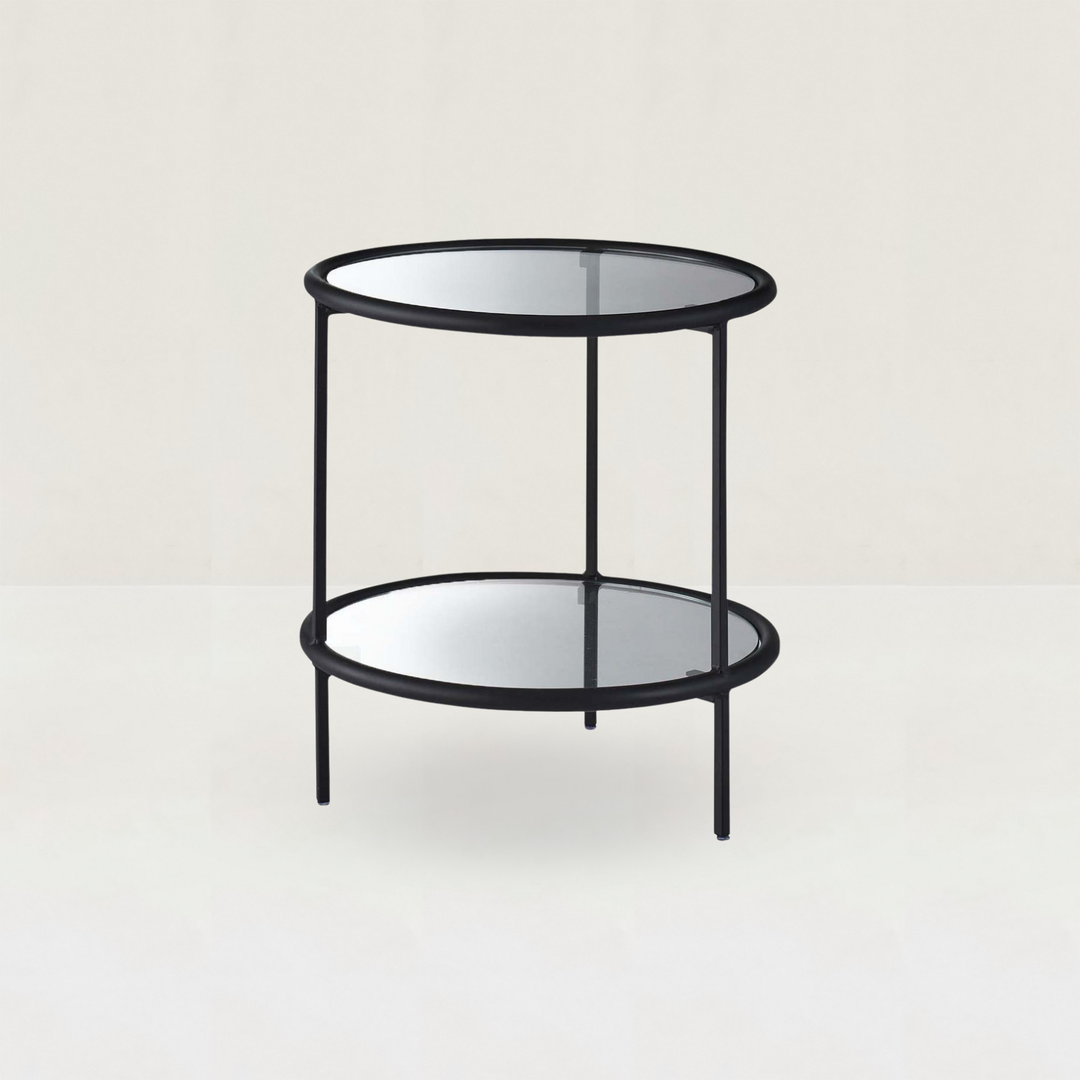 Eclipse Round Glass Coffee Table