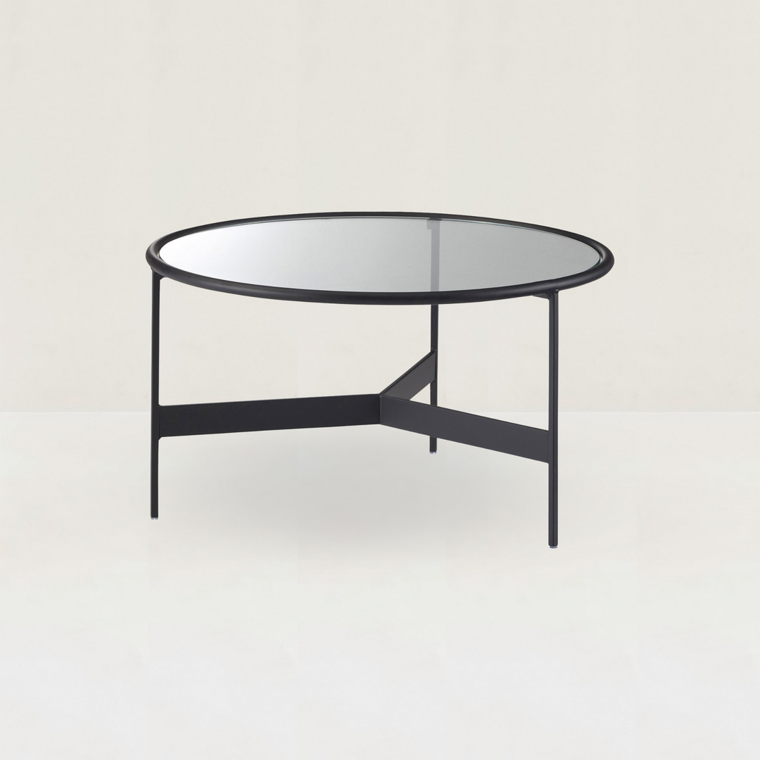 Eclipse Round Glass Coffee Table