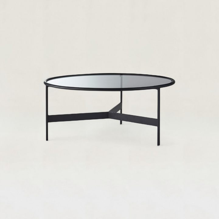 Eclipse Round Glass Coffee Table