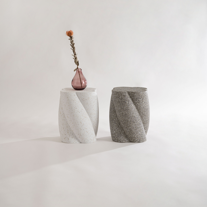 Terrazzo Twist Side Table