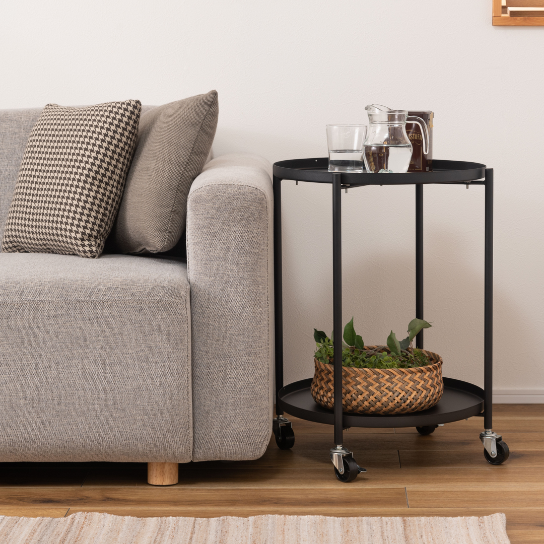 Dual-Tray Side Table