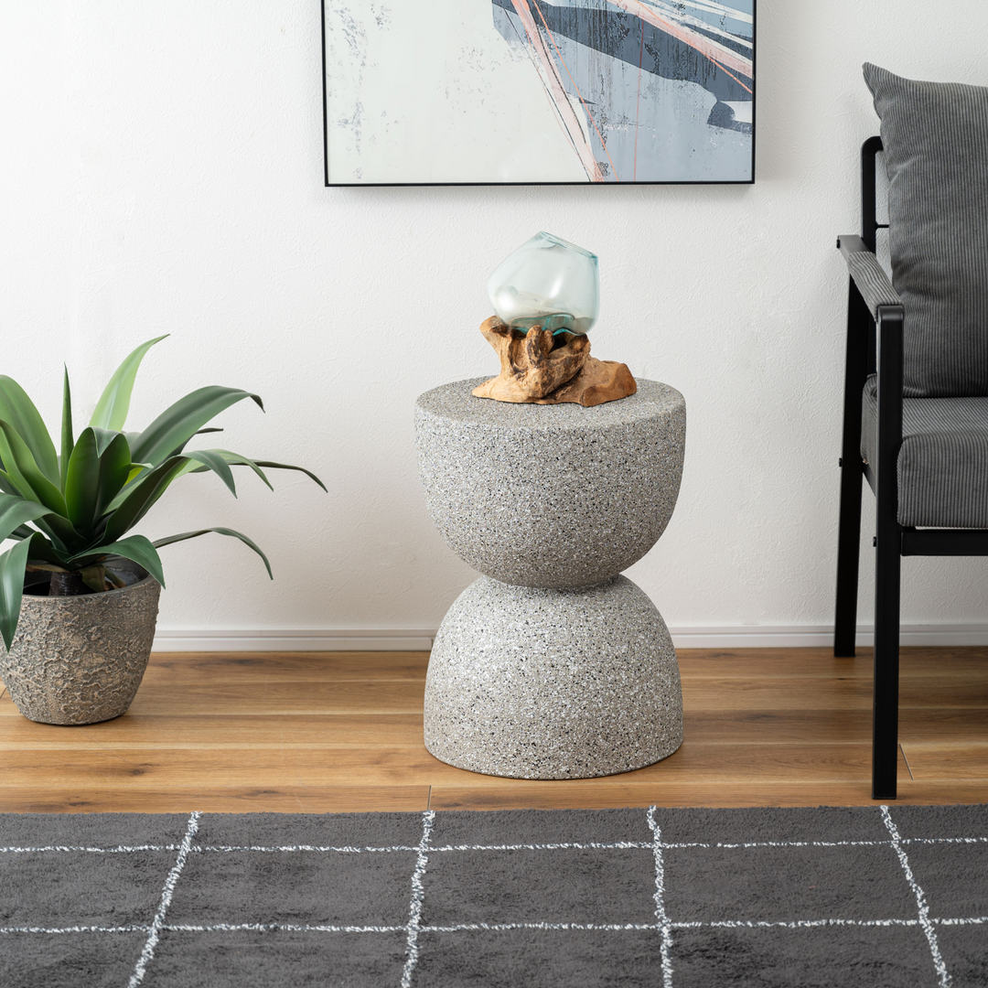 Terrazzo Hourglass Side Table
