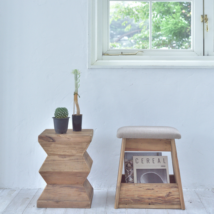 Rustic Pine Stool