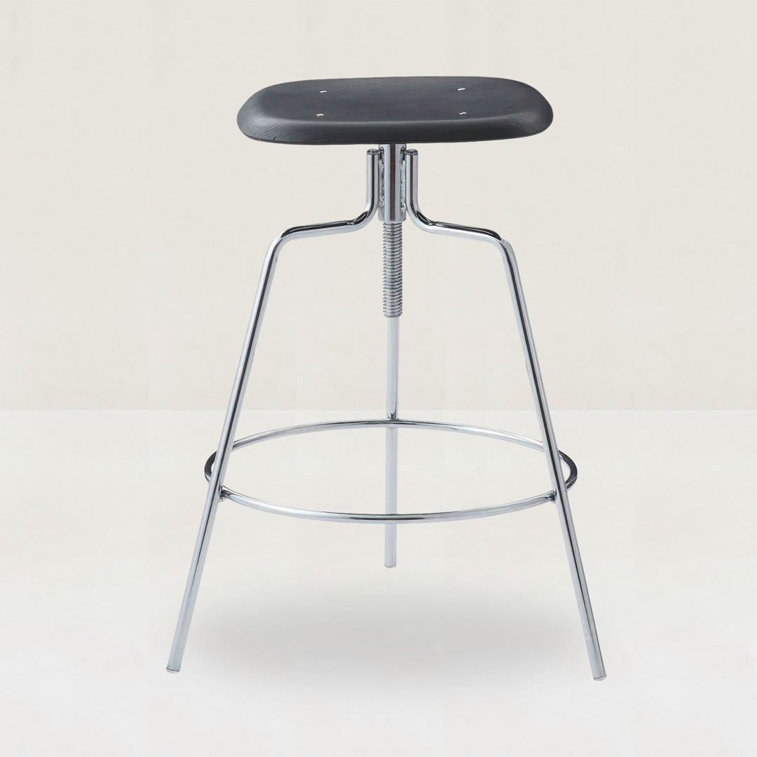 Steel Legs Counter Stool