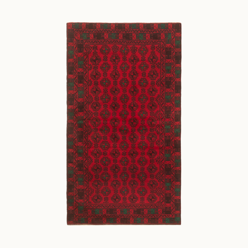 ヴィンテージラグ ヴィンテージラグマット（3畳：グレー/ブルー）ミックスカラー[200×250