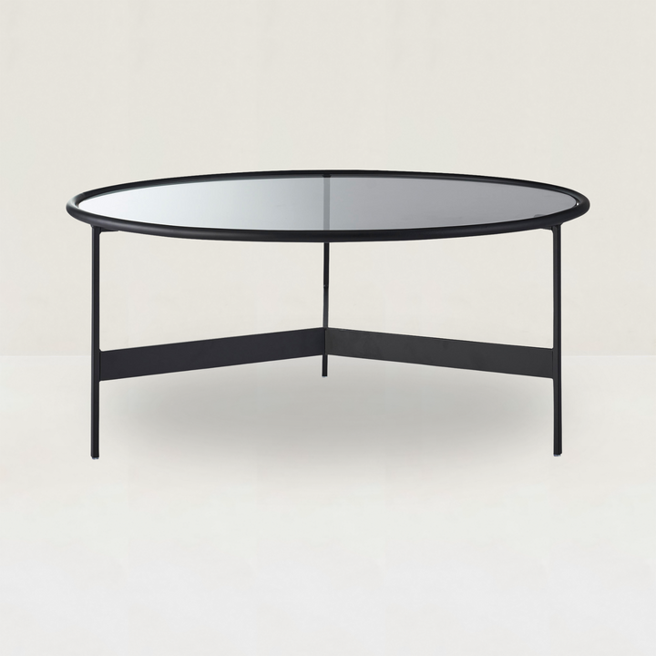 Eclipse Round Glass Coffee Table