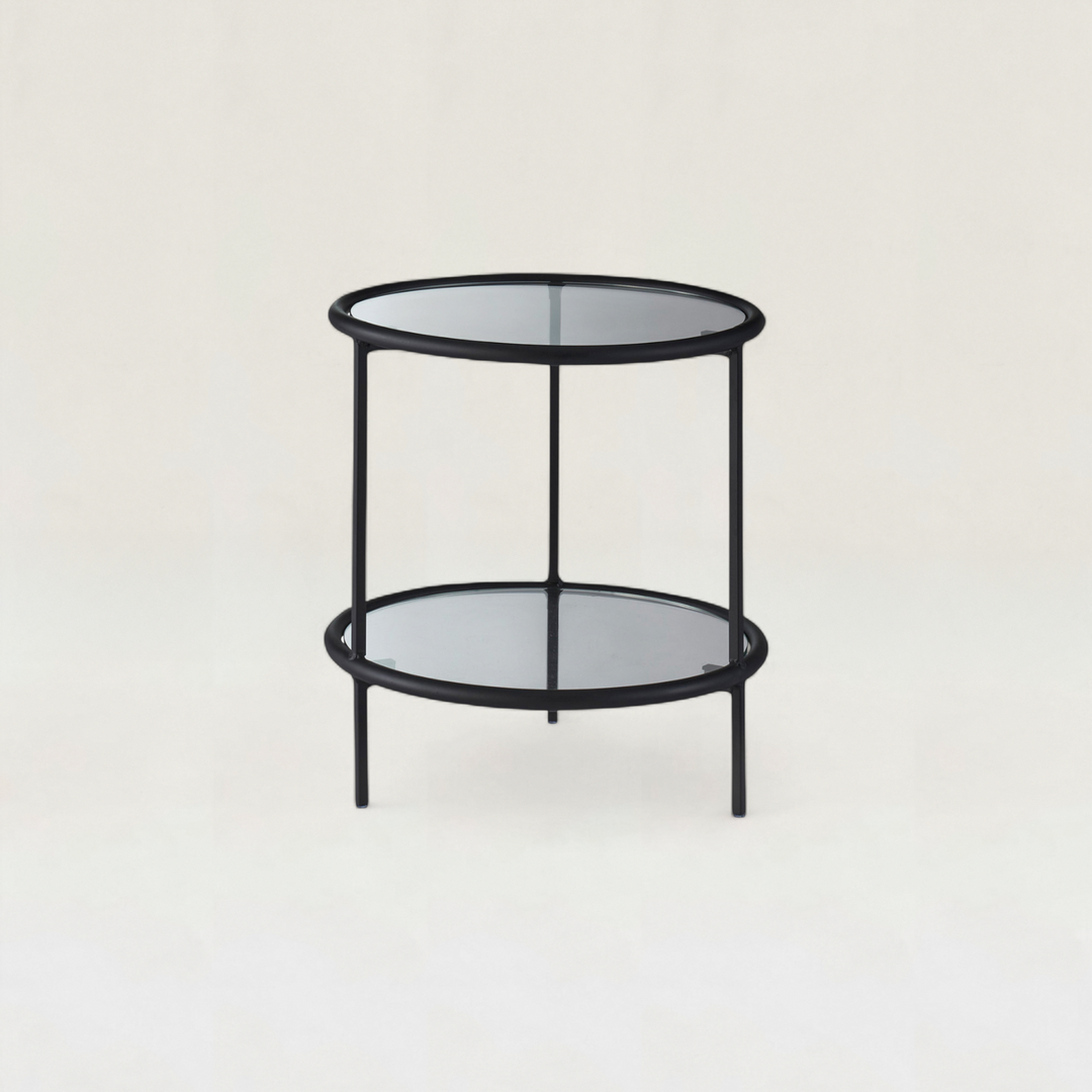 Eclipse Round Glass Coffee Table