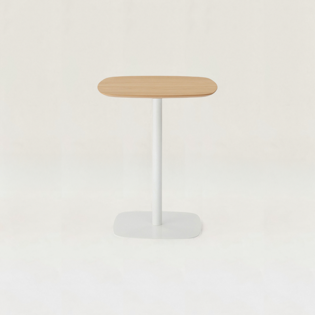 Steel-Leg Side Table