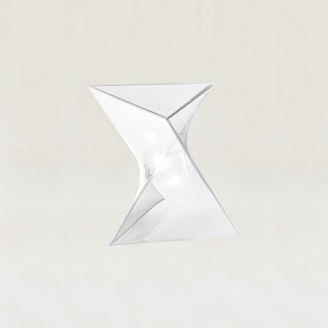 Clear Prism Side Table