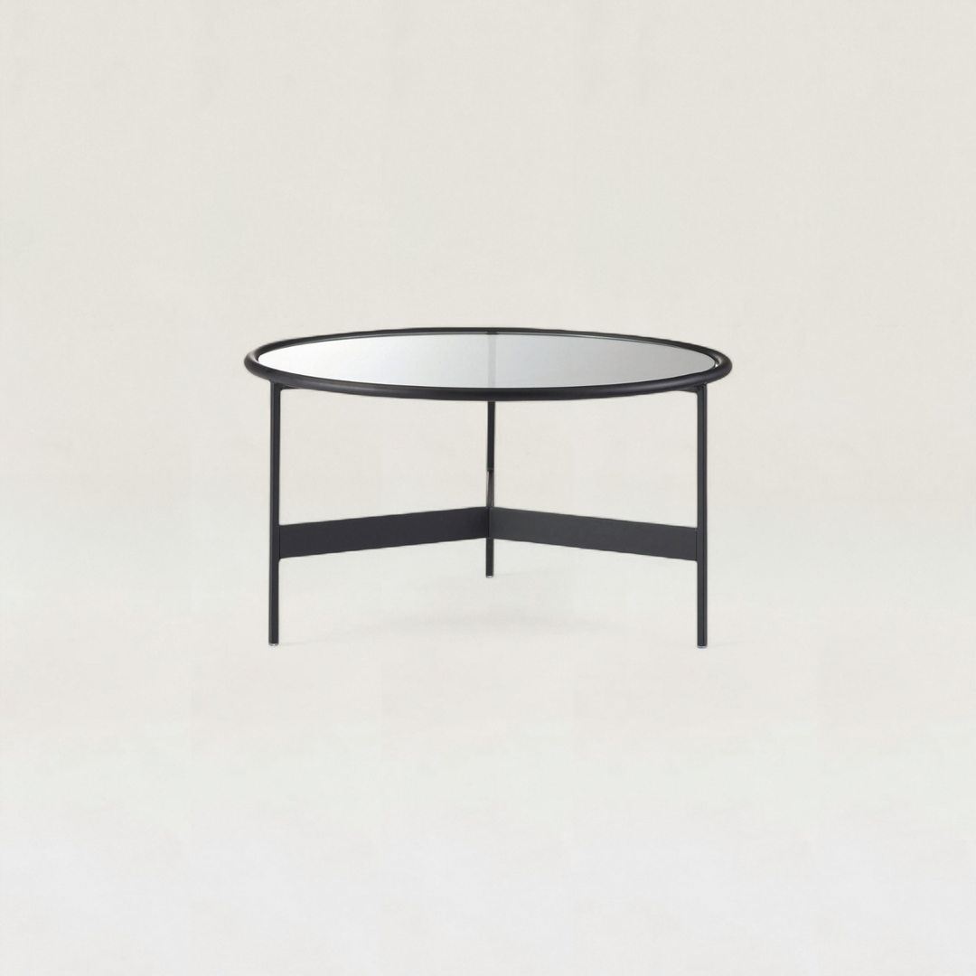 Eclipse Round Glass Coffee Table