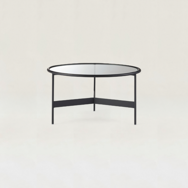 Eclipse Round Glass Coffee Table