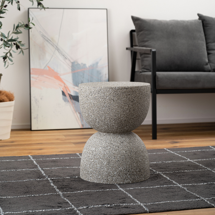 Terrazzo Hourglass Side Table