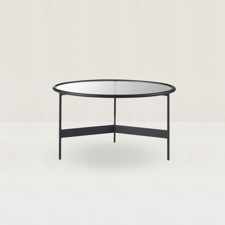 Eclipse Round Glass Coffee Table