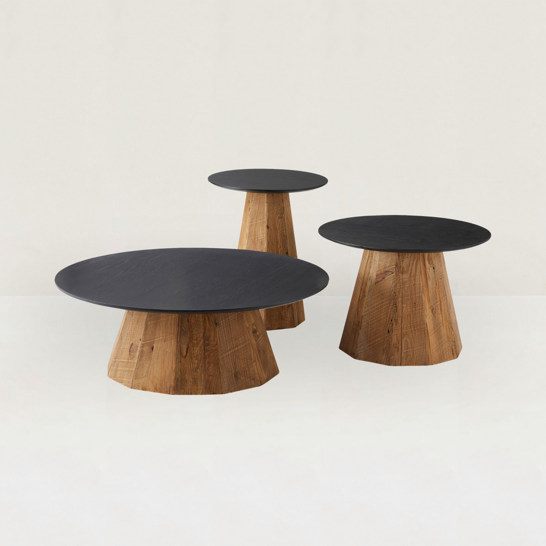 Two-Tone Oak Side Table