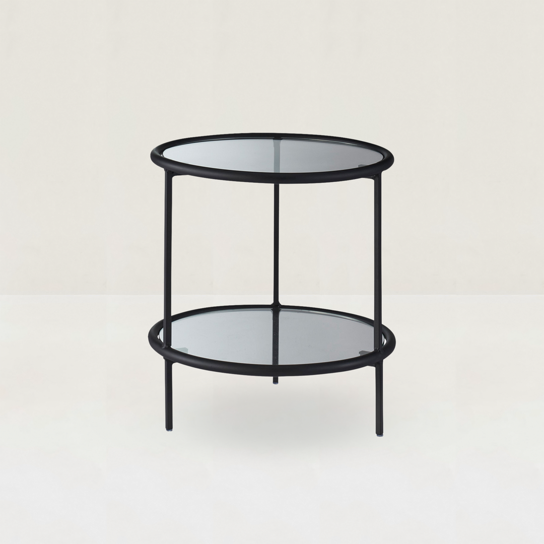 Eclipse Round Glass Coffee Table