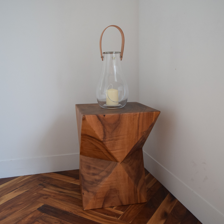Natural Wood Stool – Flat