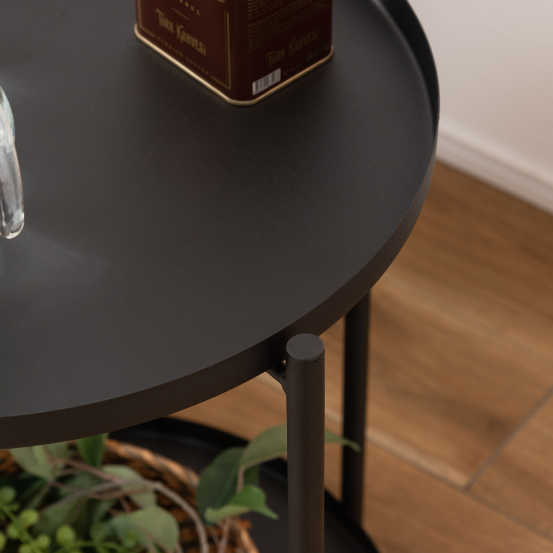 Dual-Tray Side Table