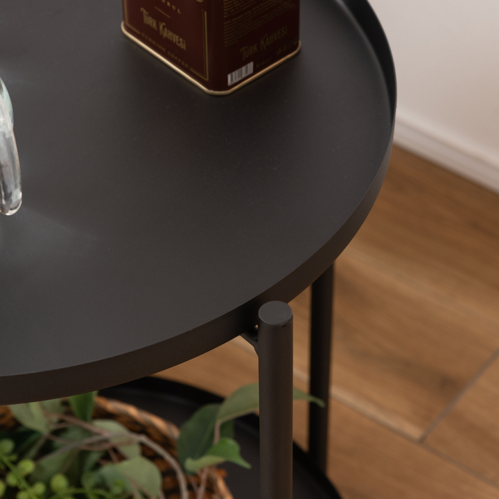 Dual-Tray Side Table