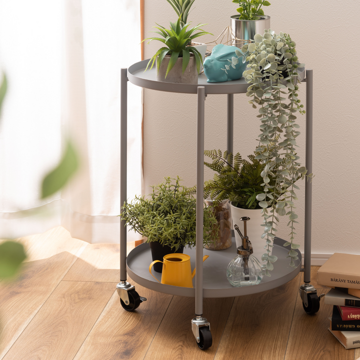 Dual-Tray Side Table
