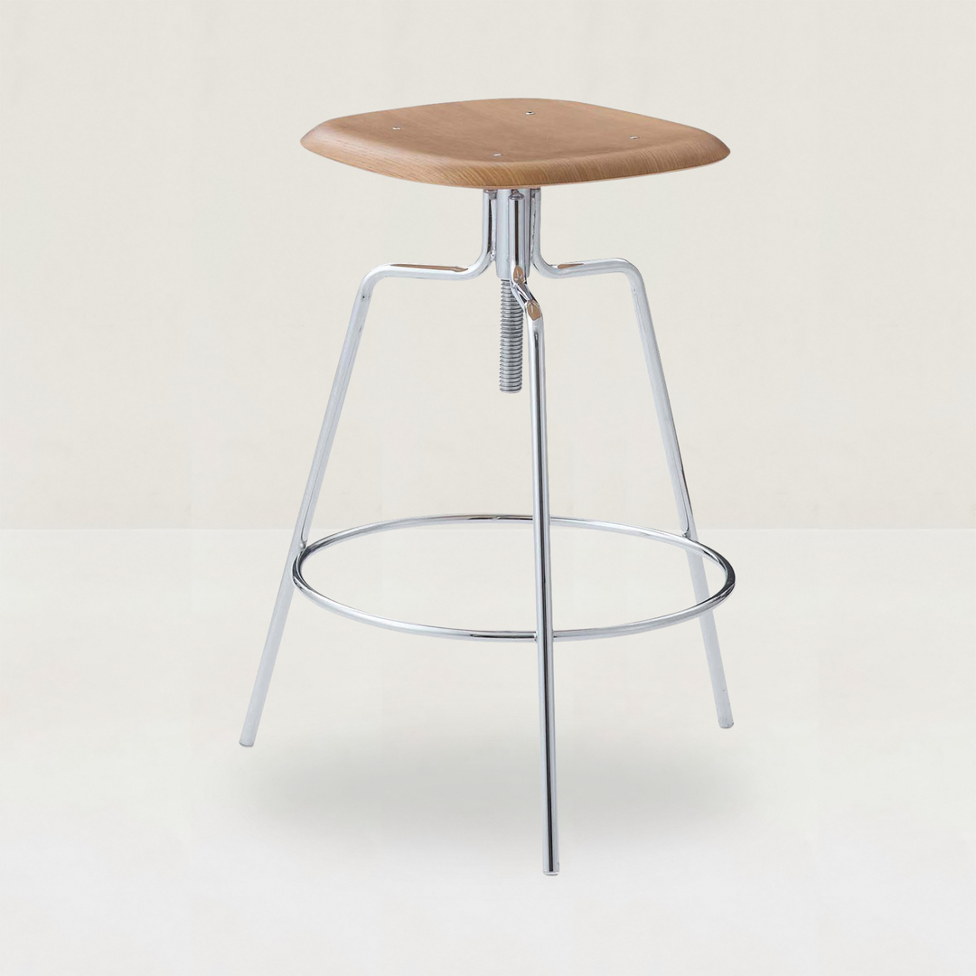 Steel Legs Counter Stool