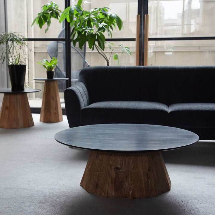 Two-Tone Oak Side Table