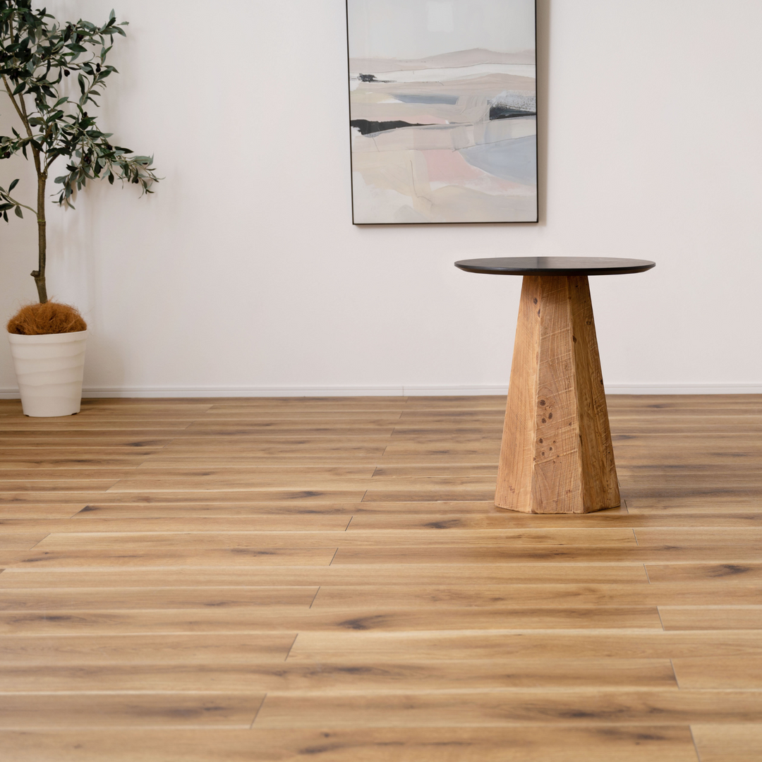 Two-Tone Oak Side Table