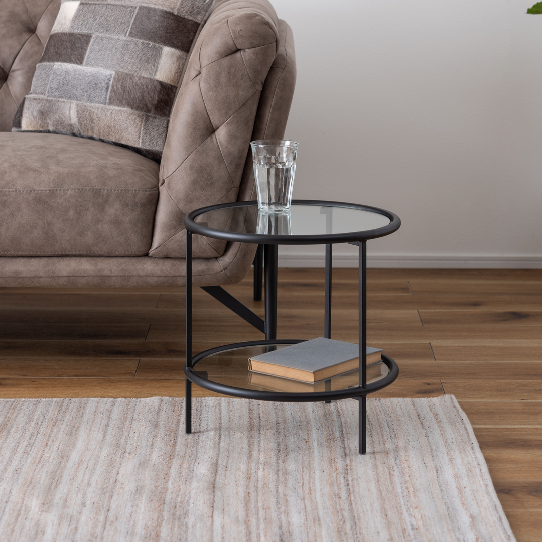 Eclipse Round Glass Coffee Table