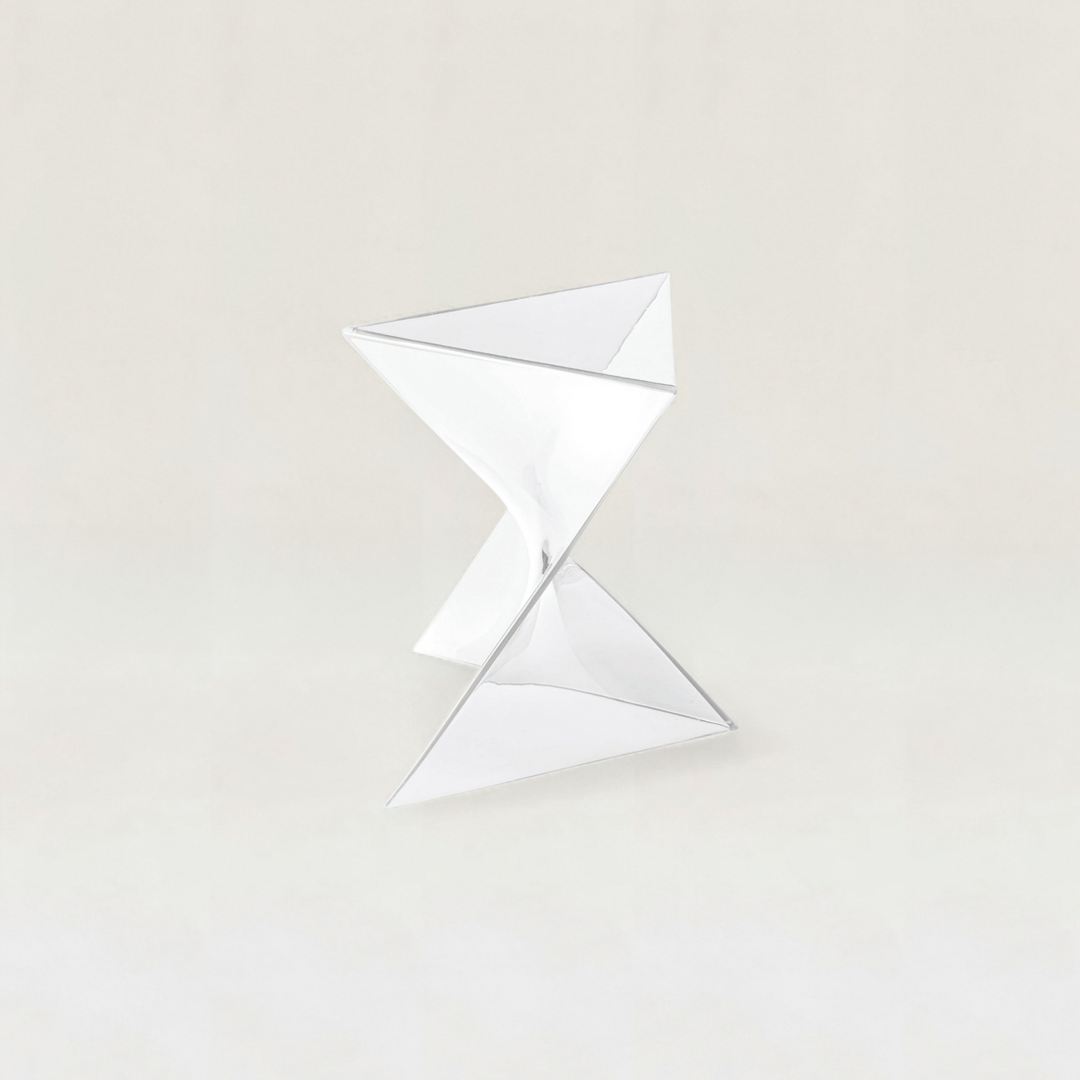 Clear Prism Side Table