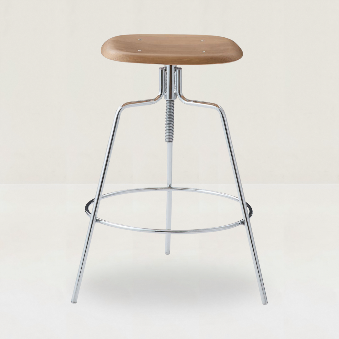 Steel Legs Counter Stool