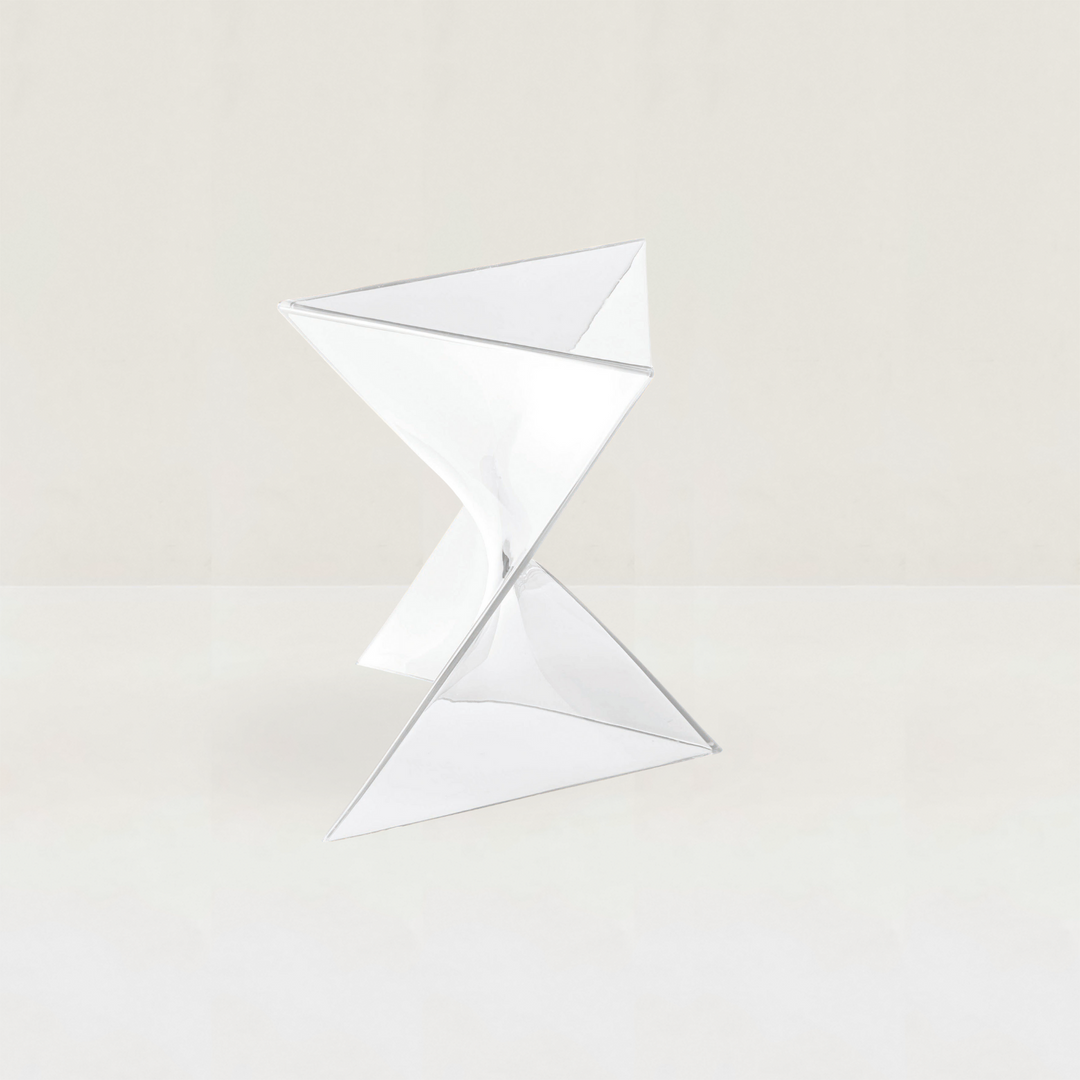 Clear Prism Side Table