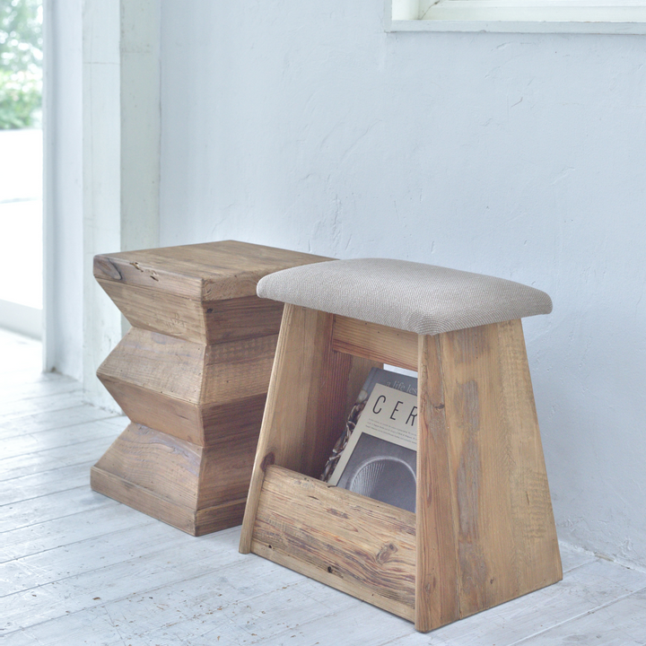 Rustic Pine Stool