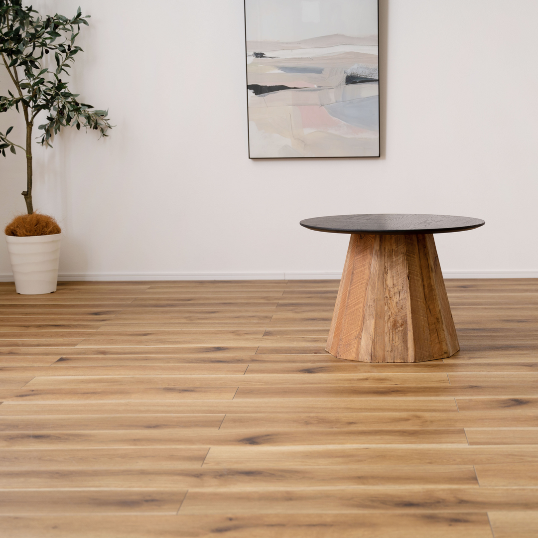 Two-Tone Oak Side Table