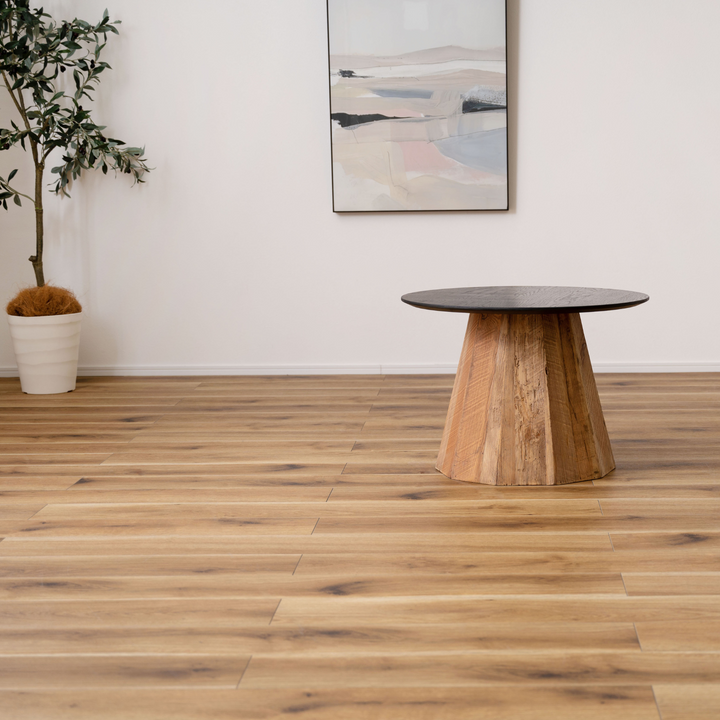 Two-Tone Oak Side Table