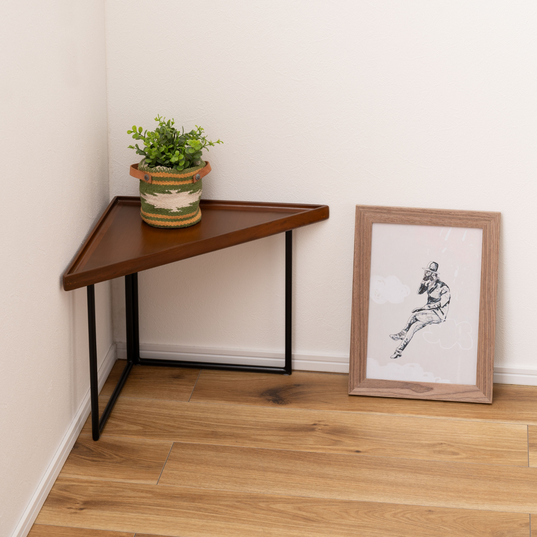 Nook Teak Corner Table