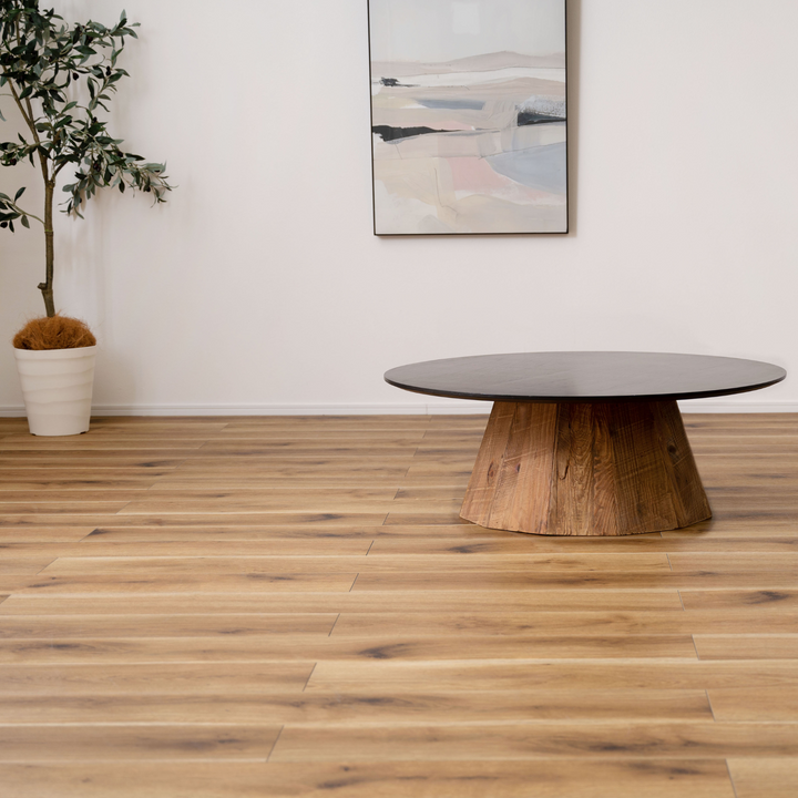 Two-Tone Oak Side Table