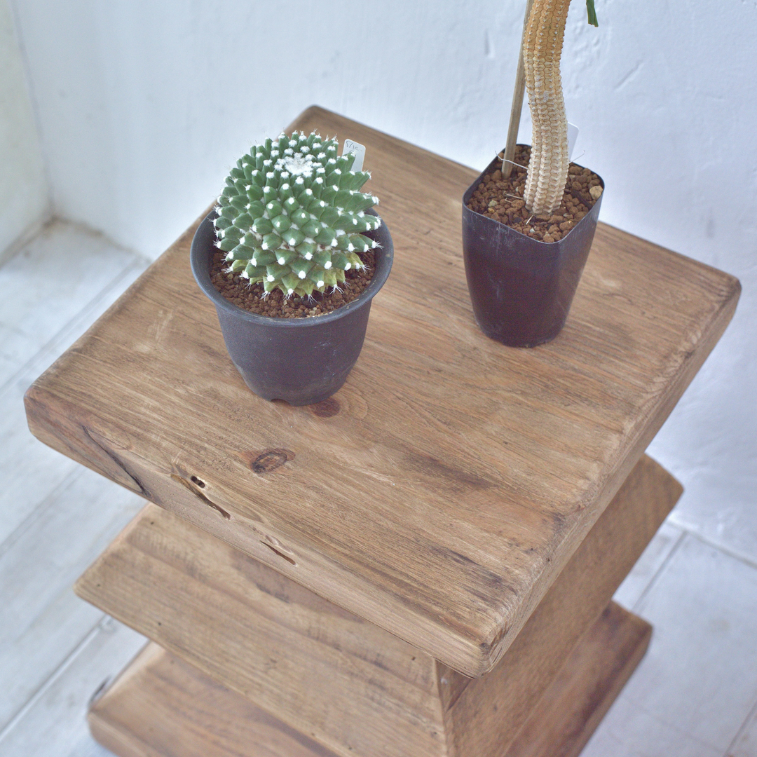 Rustic Pine Stool